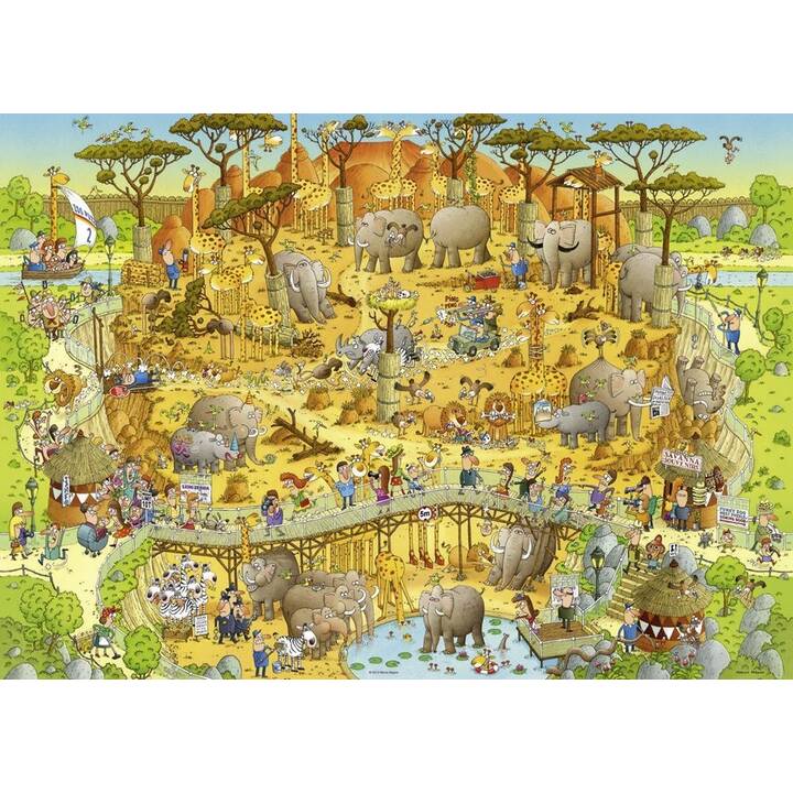 HEYE KALENDER Funky Zoo Puzzle (1000 x)