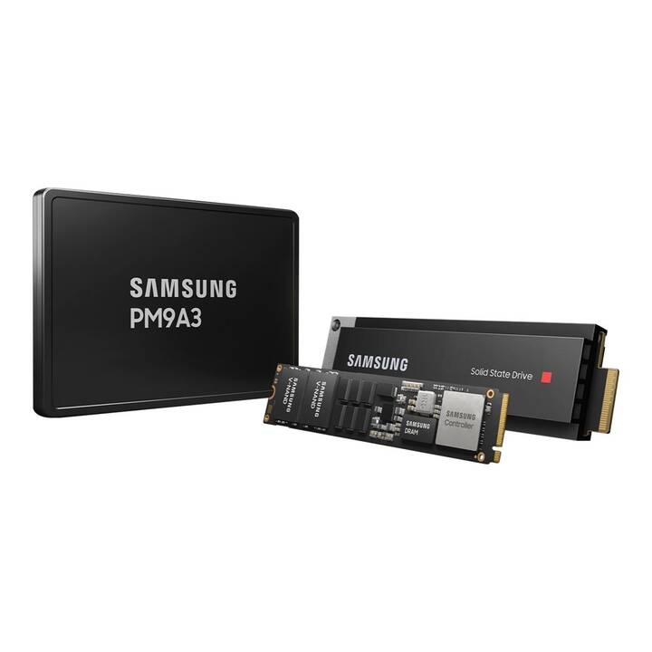 SAMSUNG PM9A3 MZQL21T9HCJR (PCI Express, 1920 GB, Schwarz)