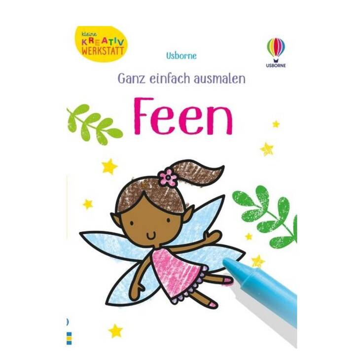 Ganz einfach ausmalen: Feen