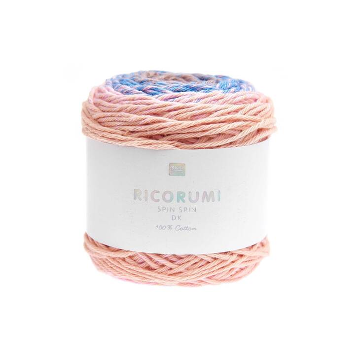 RICO DESIGN Wolle (50 g, Braun, Blau, Rosa, Mehrfarbig)