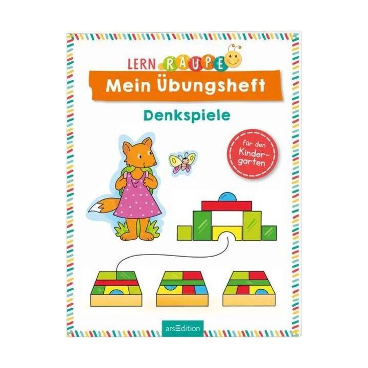 Lernraupe - Mein Übungsheft - Denkspiele