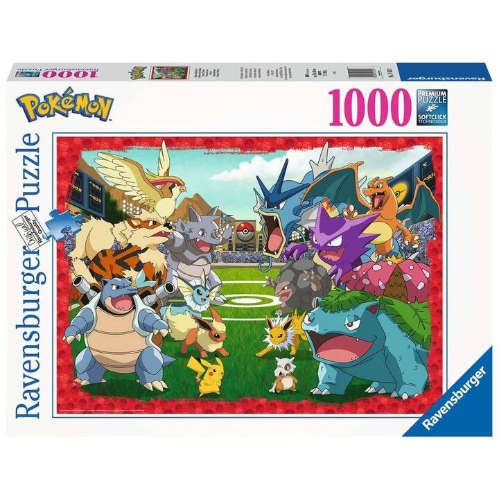 RAVENSBURGER Pokémon Film e fumetto Puzzle (1000 pezzo)