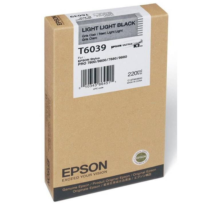 EPSON T6039 (Noir, 1 pièce)