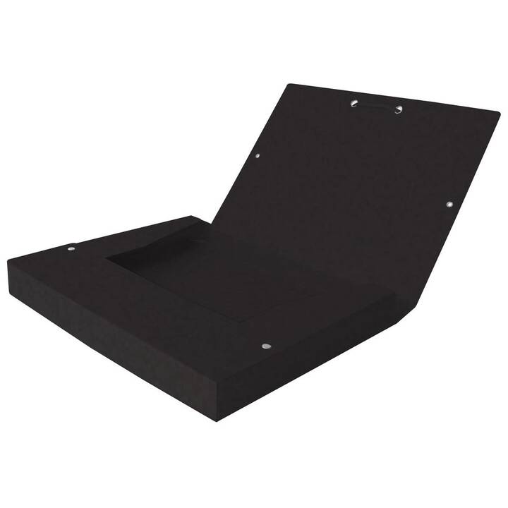 OXFORD Cartellina con elastico Top File+ (Nero, A4, 1 pezzo)