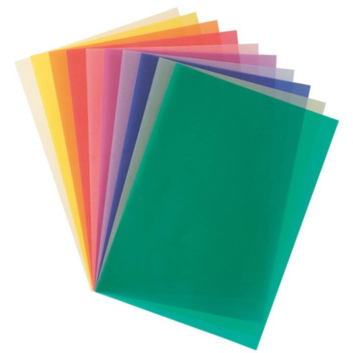FOLIA Papier spécial (Transparent, Multicolore, A4, 10 pièce)
