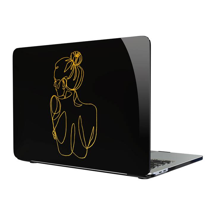 EG Hardcase (MacBook Air 13" M1 2020, Schwarz, Gold)