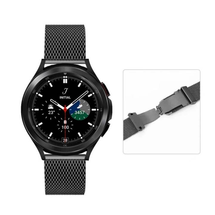 EG Armband (Samsung Galaxy Galaxy Watch6 Classic 43 mm, Schwarz)