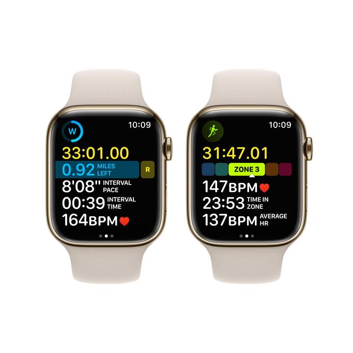 Apple Watch Series 8 Gps Cellular 45 Mm Edelstahl 4g Interdiscount 