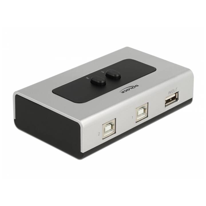 DELOCK USB Switchbox Adaptateur (USB de type A, USB Typ-B)