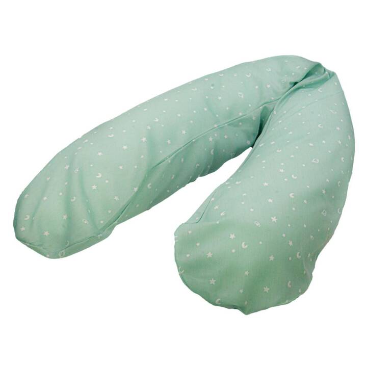 KULI-MULI Cuscini allattamento (215 cm, Verde, Bianco)