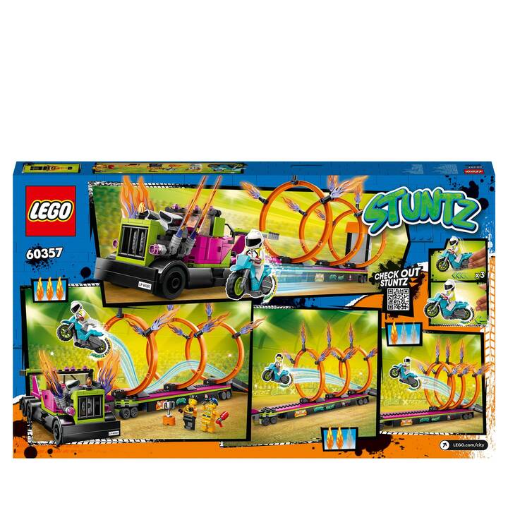 LEGO City Stunt Truck: sfida dell’anello di fuoco (60357)