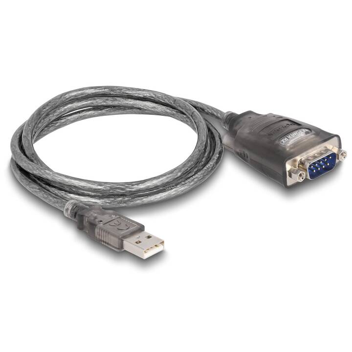 DELOCK Câble de connexion (USB 2.0 de type A, RS-232, 1 m)