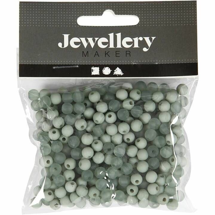CREATIV COMPANY Perlen (40 g, Kunststoff, Mintgrün)