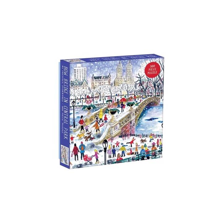 ABRAMS & CHRONICLE BOOKS Michael Storrings Bow Bridge In Central Park Puzzle (500 x)