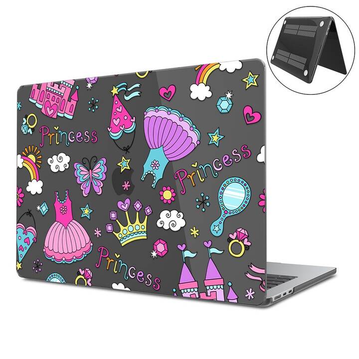 EG Hardcase (Macbook Air 15" M3 2024, Prinzessin, Transparent)