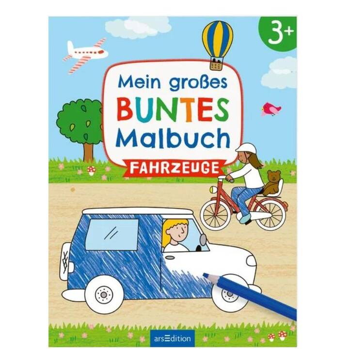 Mein grosses buntes Malbuch - Fahrzeuge