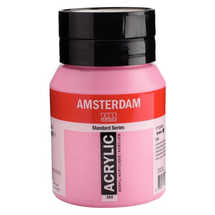 AMSTERDAM Colore acrilica 385 (500 ml, Rosa)