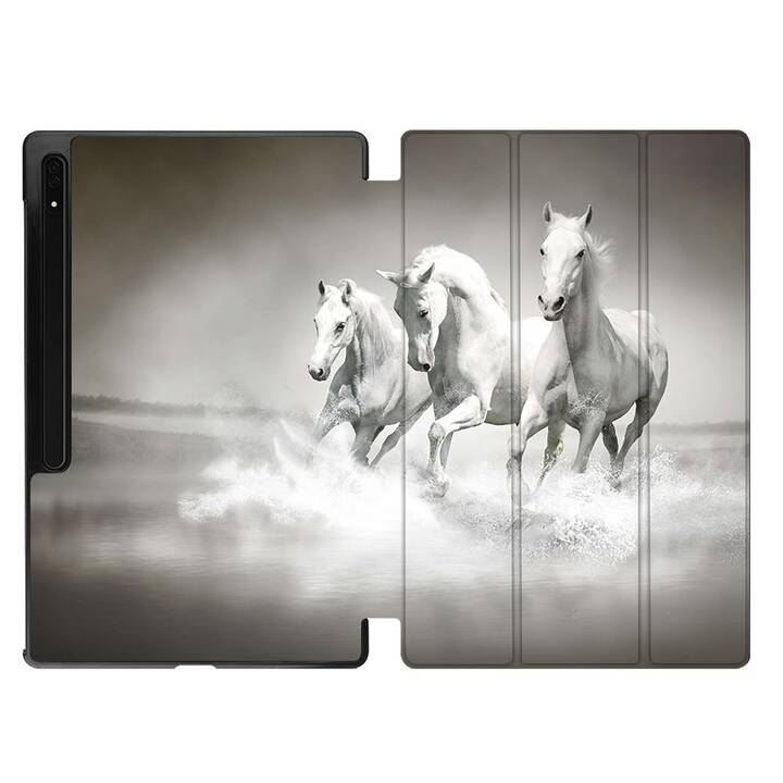 EG Custodia (11", Galaxy Tab S9, Cavallo, Grigio)