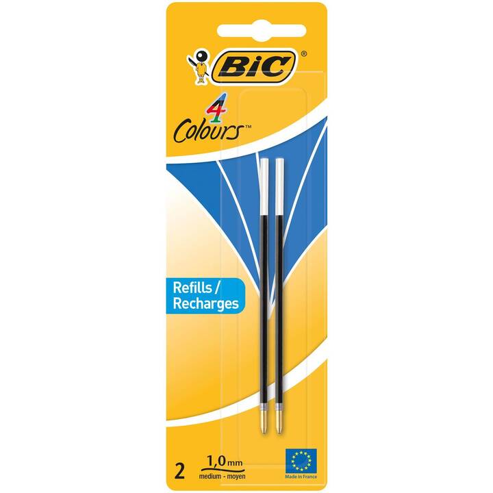 BIC Kugelschreibermine Counter Pen (Schwarz, 2 Stück)