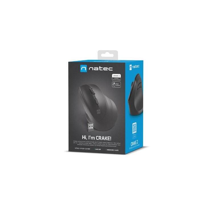 NATEC Crake 2 Mouse (Senza fili, Office)