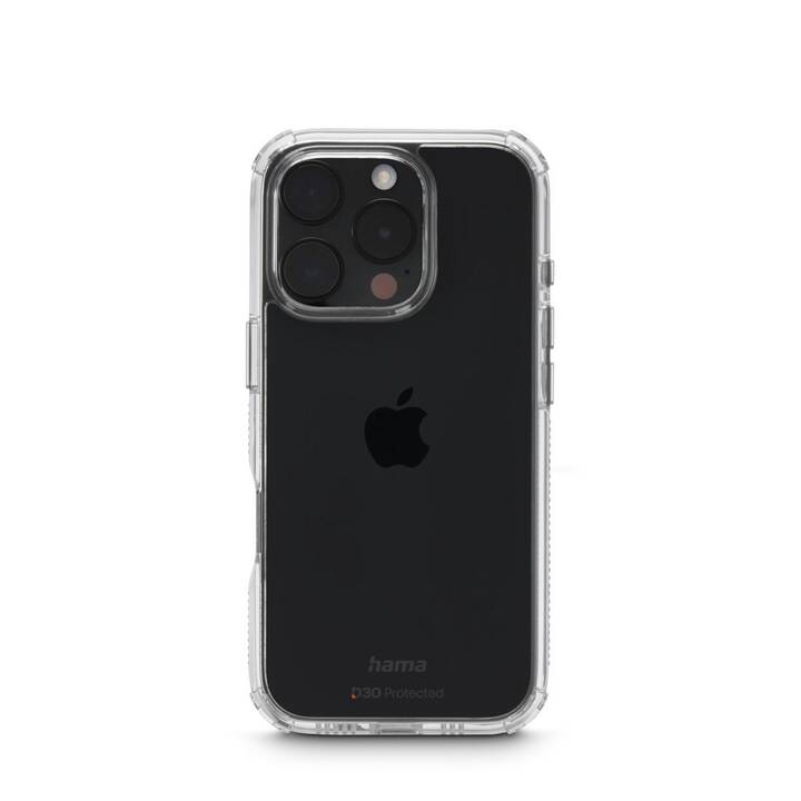 HAMA Backcover Extreme Protect (iPhone 16 Pro, Senza motivo, Transparente)