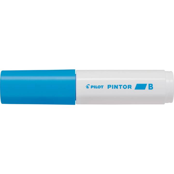 PILOT PEN Marqueur créatif Pintor B (Bleu clair, 1 pièce)