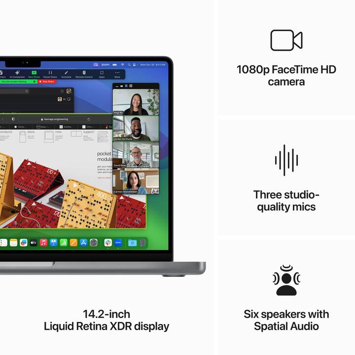 APPLE MacBook Pro 2023 (14.2", Apple M3 8-Core Chip, 16 GB RAM, 2000 GB SSD)