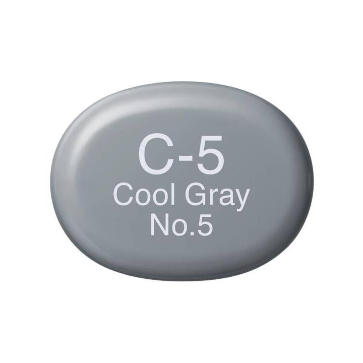 COPIC Marqueur de graphique Sketch C-5 Cool Grey No.5 (Gris, 1 pièce)