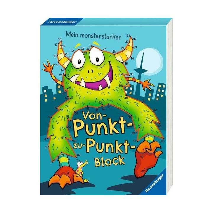 Ravensburger Mein monsterstarker Von-Punkt-zu-Punkt-Block