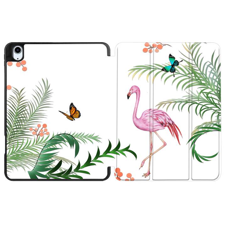 EG coque pour iPad Air 10.9" (2022) 5e génération - vert - flamant rose