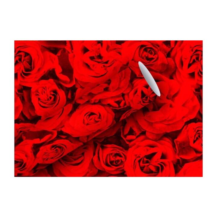 BRAUN + COMPANY Papier cadeau (Rouge, Fleurs)