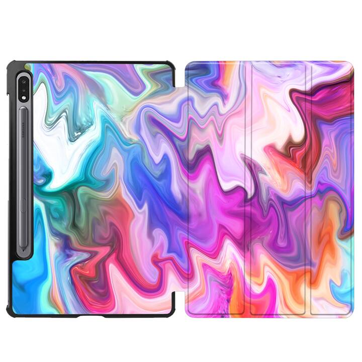 EG cover per Samsung Galaxy Tab S8+ 12.4" (2022) - Multicolore - liquido