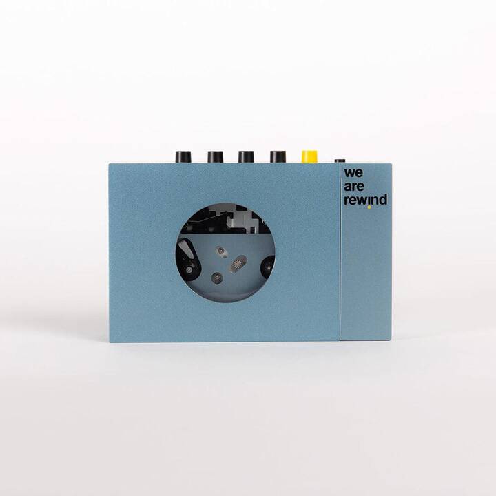 WE ARE REWIND 252427 Platine cassette (Bleu)