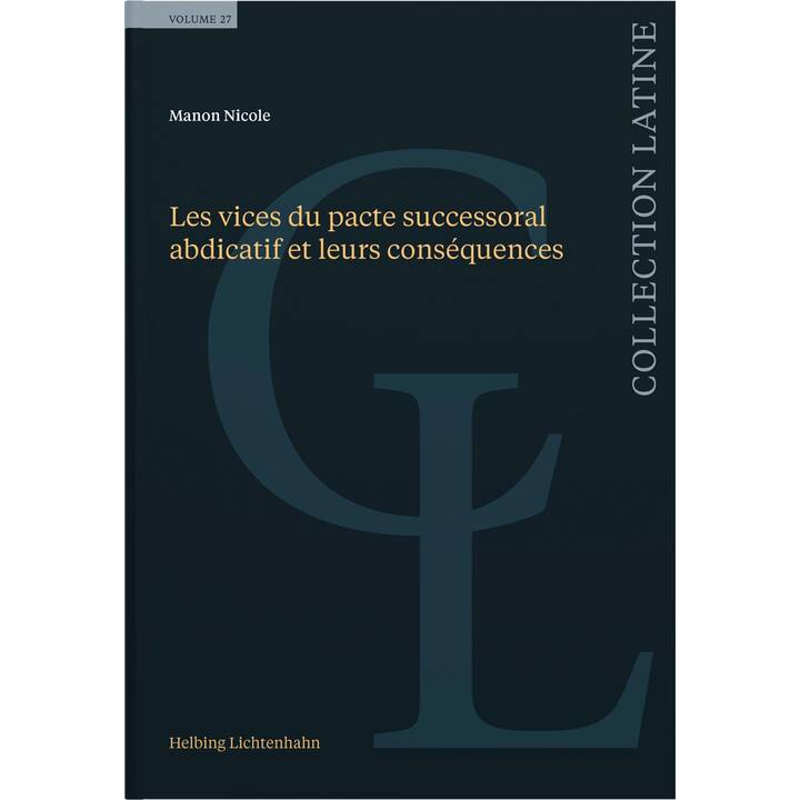 Les vices du pacte successoral abdicatif et leurs conséquences