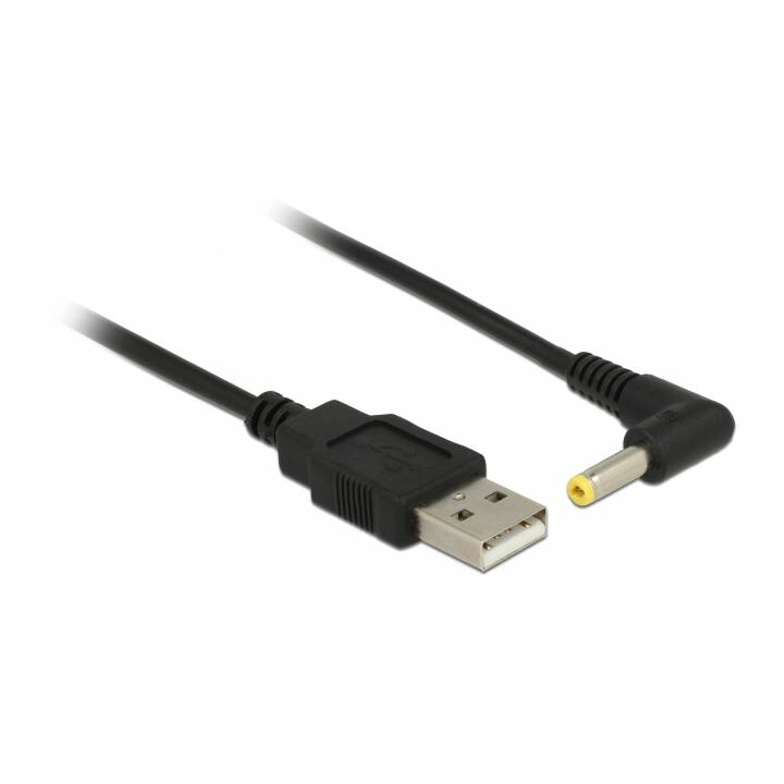 DELOCK Stromanschlusskabel (USB A, Strom Rundstecker, 1.5 m)