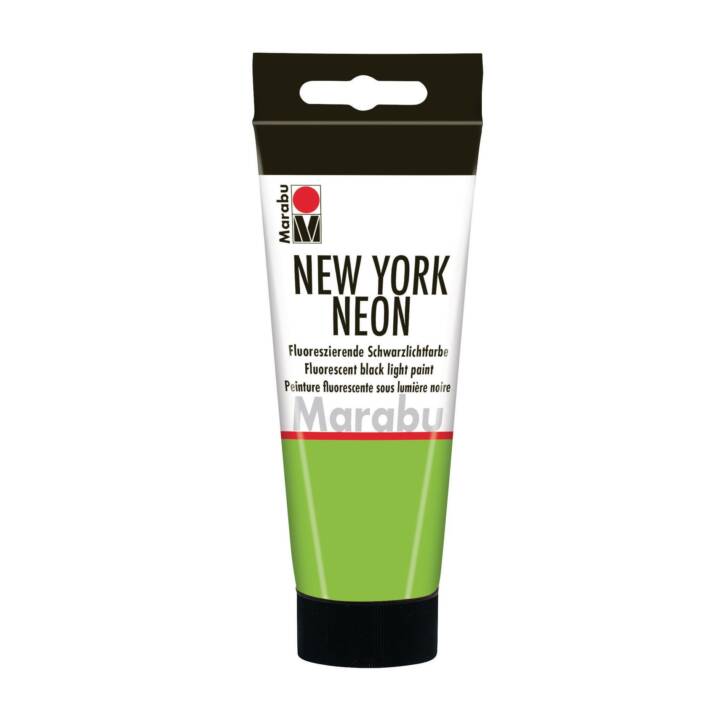 MARABU Vernice luminosa New York Neon (100 ml, Nero, Verde, Bianco)