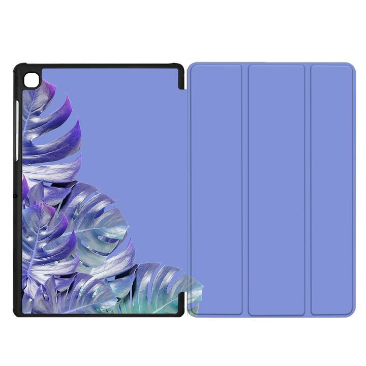 EG coque pour Samsung Galaxy Tab A7 Lite 8.7" (2021) - violet - feuilles