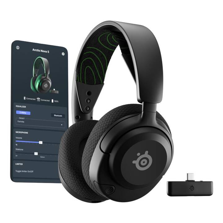 STEELSERIES Arctis Nova 5X (Over-Ear, Kabellos)