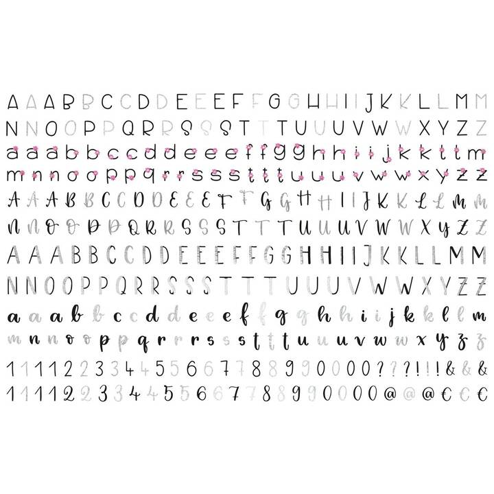 AVERY ZWECKFORM Sticker Z-Design (Text & Buchstaben)