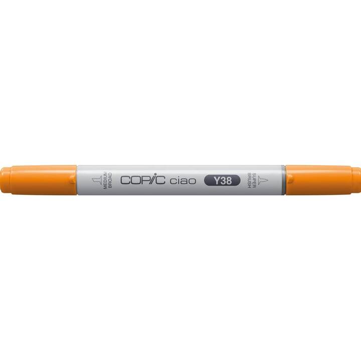 COPIC Marqueur de graphique Ciao Y38 Honey (Orange, 1 pièce)