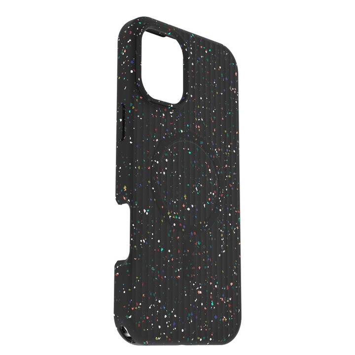 OTTERBOX Backcover MagSafe Symmetry Series Core (iPhone 16 Plus, Lavorato, Nero)