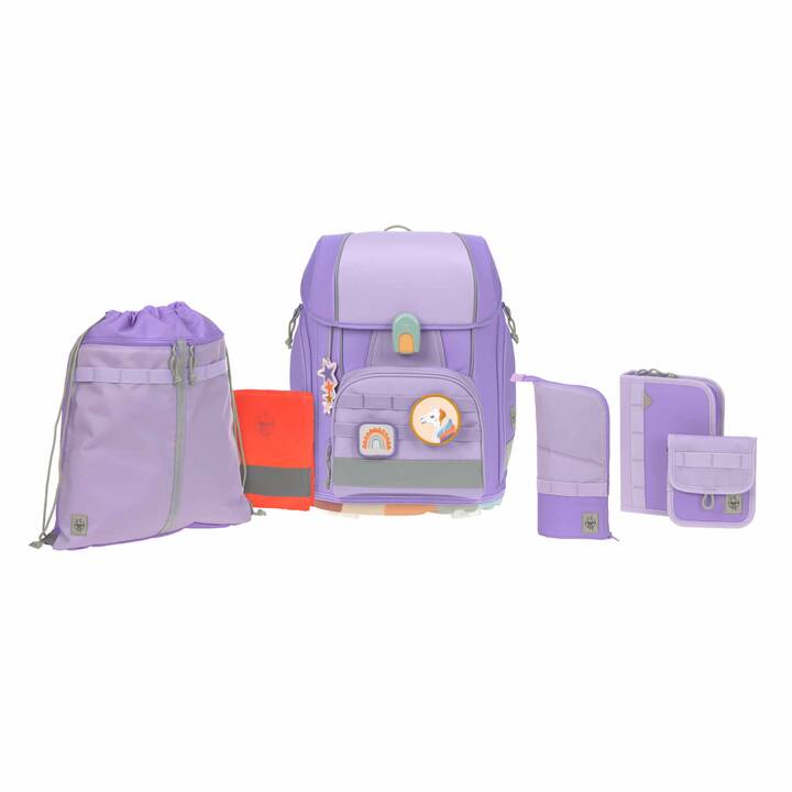 LÄSSIG Set di borse Boxy Unique Speckles (21 l, Lavender, Viola)