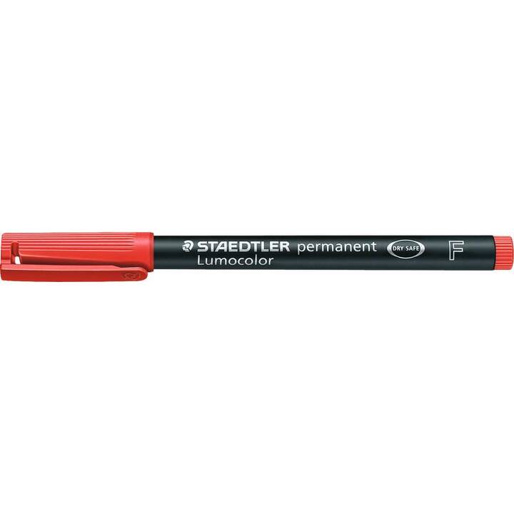 STAEDTLER Marqueur permanent Lumocolor (Rouge, 1 pièce)