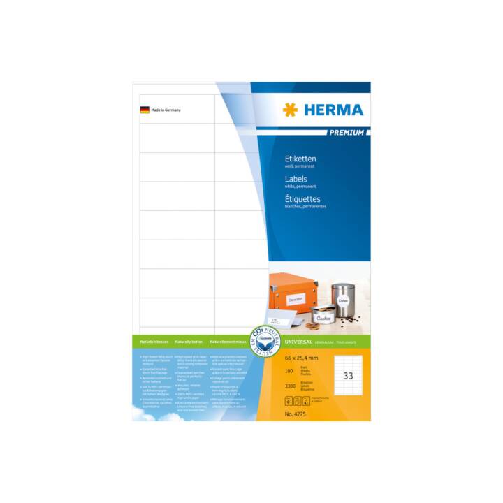 HERMA Premium (25.4 x 66 mm)