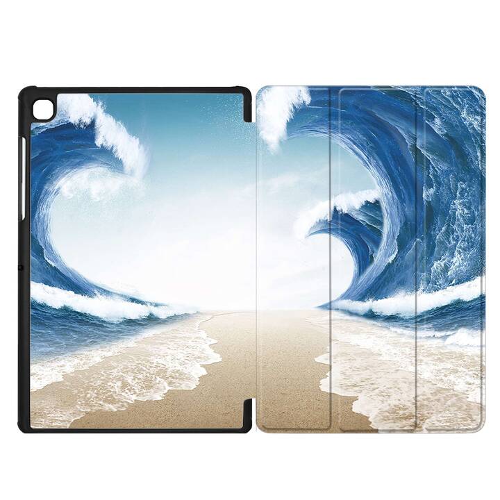 EG Hülle für Samsung Galaxy Tab A7 Lite 8.7" (2021) - grün - Strand
