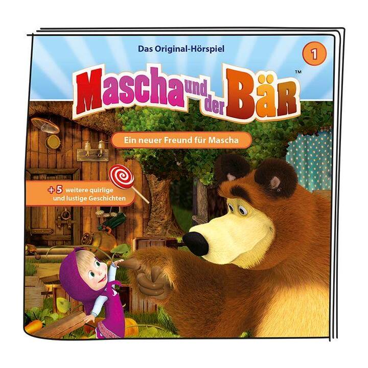 TONIES Kinderhörspiel Mascha und der Bär - Ein neuer Freund für Mascha (DE, Toniebox)