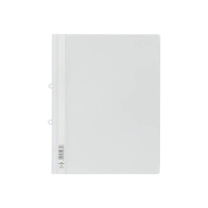 DURABLE Chemises de presentation (Transparent, Blanc, A4, 1 pièce)