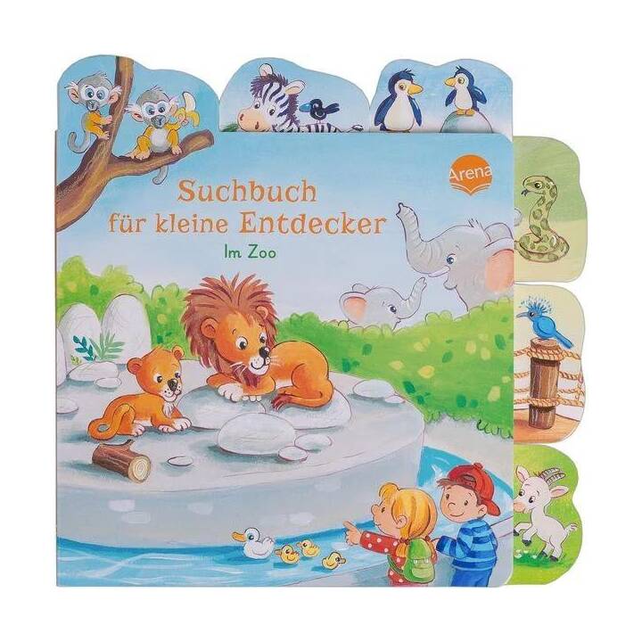 Suchbuch für kleine Entdecker. Im Zoo