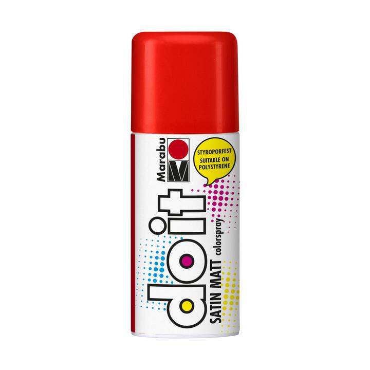 MARABU Spray colore Do it Satin (150 ml, Rosso, Multicolore)