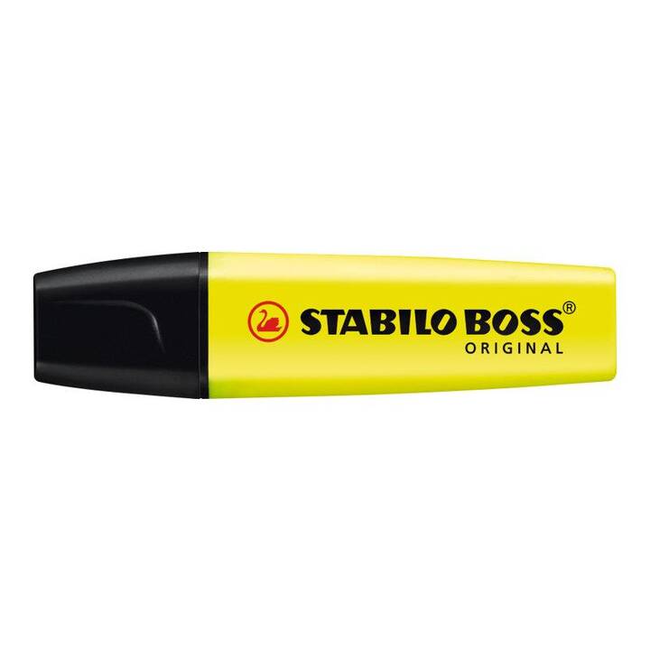 STABILO Surligneur Boss (Jaune, 1 pièce)